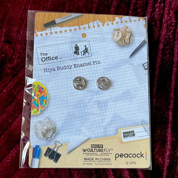 Hiya Buddy The Office pin. - Picture 2 of 2